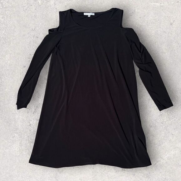 ANNALEE +HOPE long sleeve open shoulder dress sz M - Picture 1 of 6